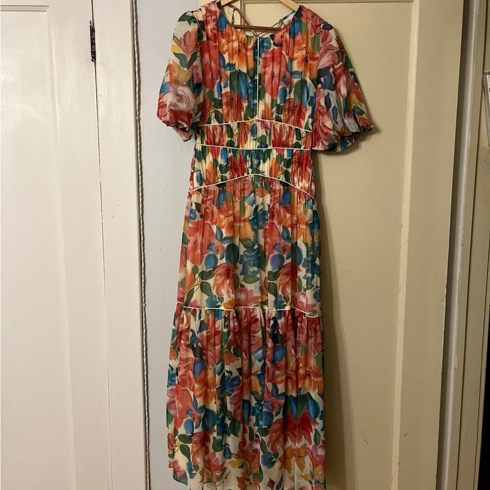 One33 Social Francesca Dress Small 4 6 Flower Bridesmaid - Picture 3 of 13